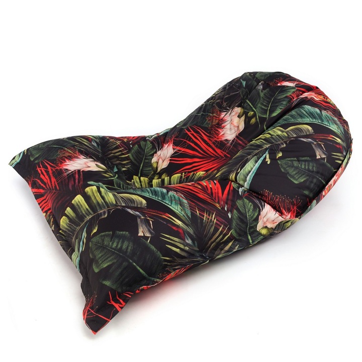 Fotoliu Puf Ecopuf din Poliester Multicolor, Confort Ergonomic si Design Modern, Ideal pentru Relaxare in Living, Dormitor sau Camera Copiilor, Rezistent si Usor de Intretinut