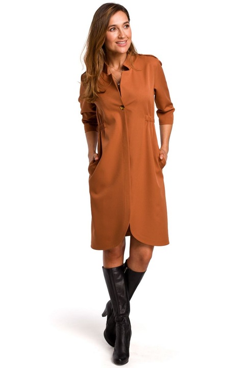 Stylove női kardigán Lubomierz barna, Barna