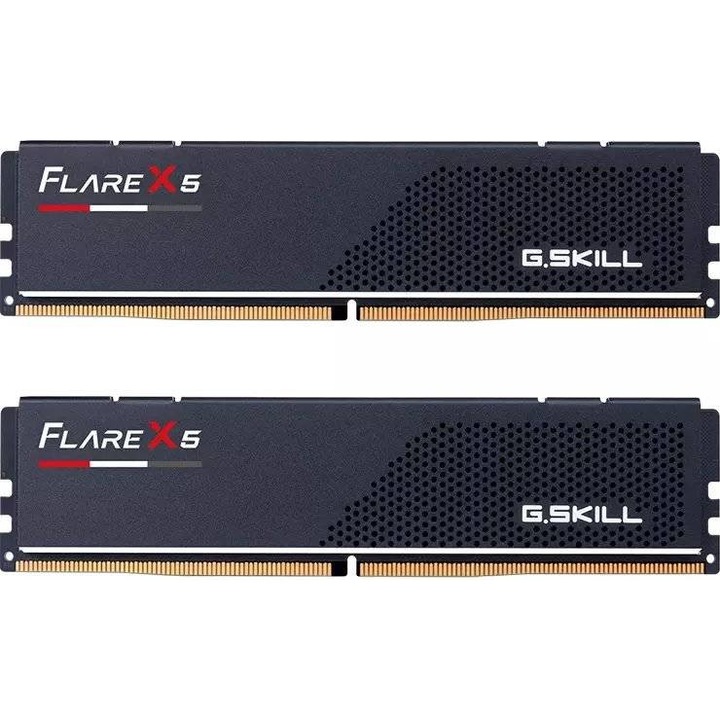 Memorie G.SKILL Flare X5 Black 64GB(2x32GB) DDR5 PC5-48000 5600MHz CL36 F5-5600J3636D32GX2-FX5, 1.25V