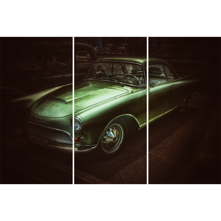 Tablou Sticla Acrilica (Plexiglas) 3mm, Green Vintage, 150 X 225 cm
