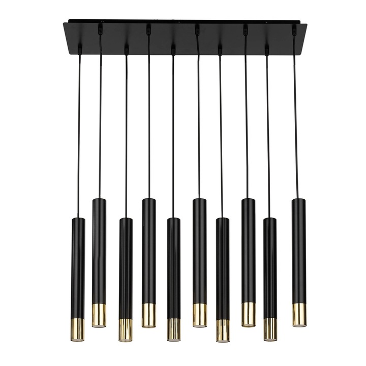 Полилей, Sigma, Steel, GU11, черен/златист