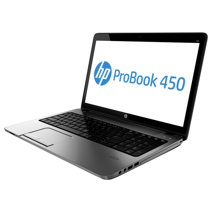 Лаптоп HP ProBook 450 c процесор Intel® Core™ i5-4200M 2.50GHz, Haswell, 4GB, 750GB, AMD Radeon HD 8750M 2GB, FreeDOS
