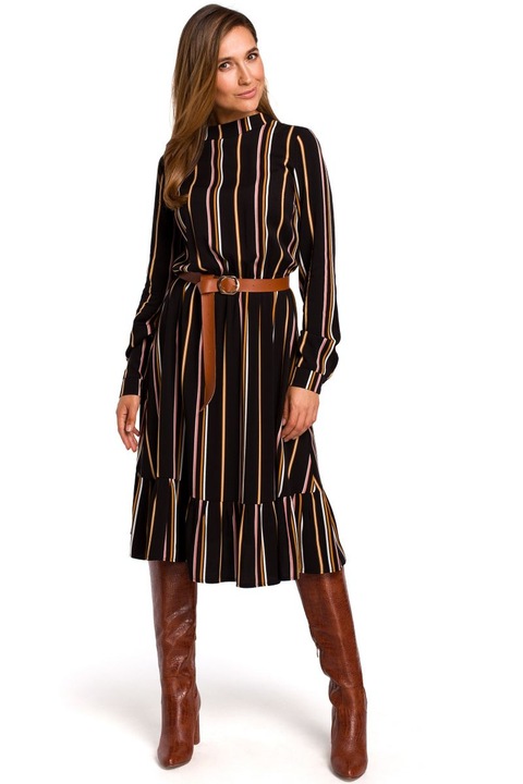 Stylove Toowomba Női midi ruha Fekete S