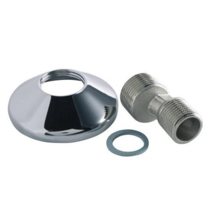 Cam rozetta Damond, króm, szürke