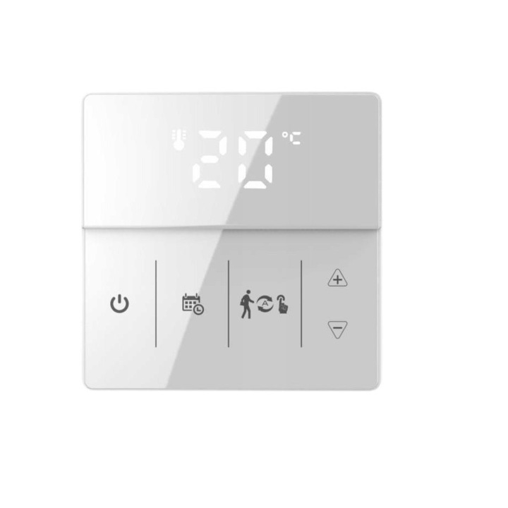 Kit control incalzire in pardoseala, Automat-on, WIFI/Zigbee, PRO WI, 3 Sectiuni, Alb