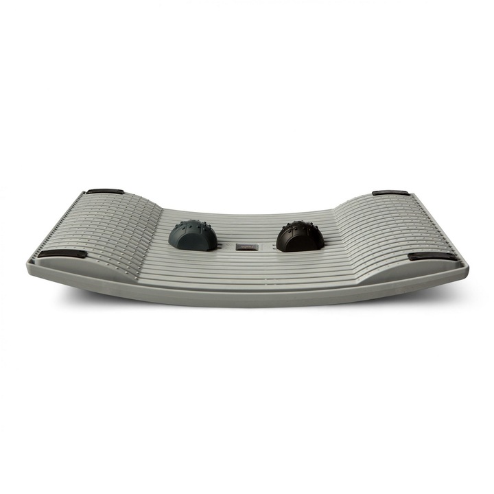 Suport picioare anti-oboseala, GYMBA Board, Activarea musculaturii picioarelor, Gri deschis, 46.5x30.7 cm
