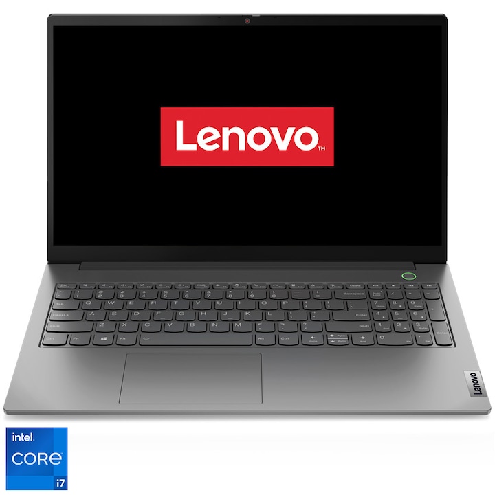 Лаптоп Lenovo ThinkBook 15 G4 IAP, Intel® Core™ i7-1255U, 15.6", Full HD, IPS, 8GB Soldered DDR4-3200 + 8GB SO-DIMM DDR4-3200, 1TB SSD, Intel® Iris® Xe Graphics, No OS, Mineral Grey