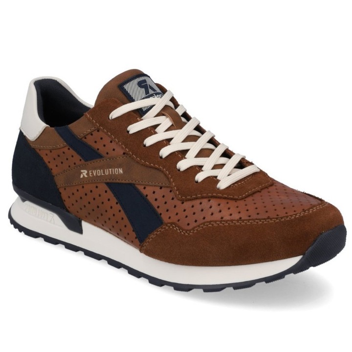 Rieker Rieker Revolution férfi sneaker fűzős félcipő U0302-24 barna mix 06952