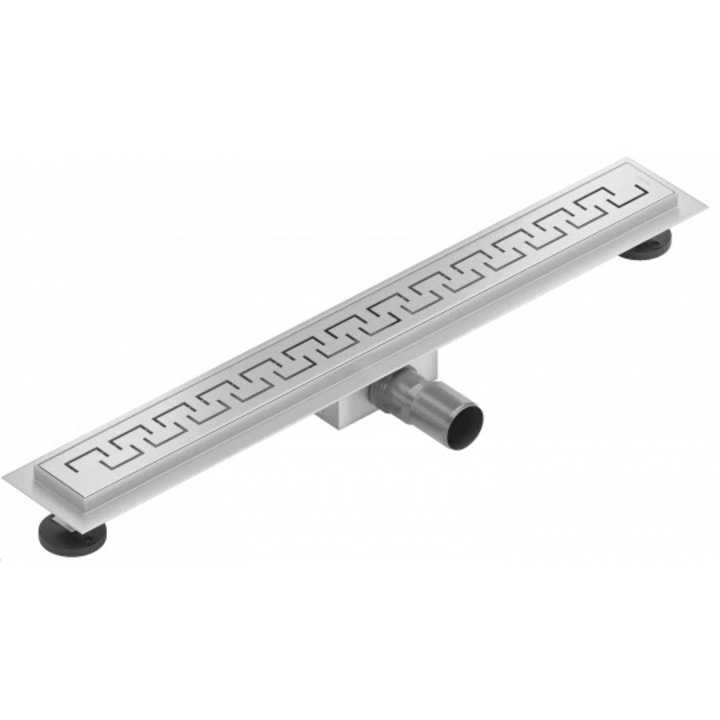 Rigola de dus Mexen, 50cm, Model 1D, Inox, Crom