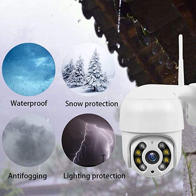 DONWISE™ камера за наблюдение, WIFI, 5MP, Outdoor/Indoor, Ultra HD 4K ...