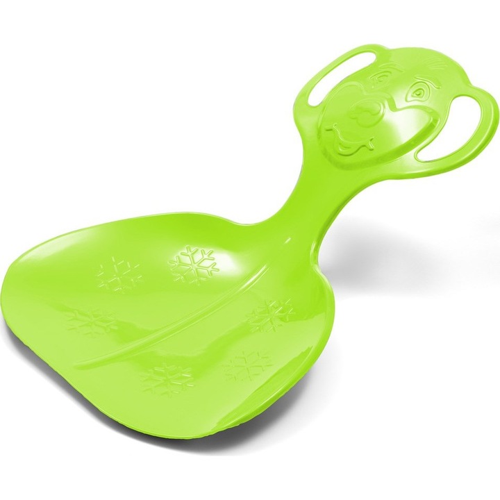 Sanie copii, PUZZLE, Model Lopata, Plastic, 54x34x1 cm, Verde