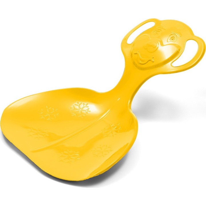 Sanie copii, PUZZLE, Model Lopata, Plastic, 54x34x1 cm, Portocaliu