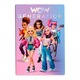 Комплект от 3 тетрадки WOW Generation, А5, Меки корици, Многоцветен