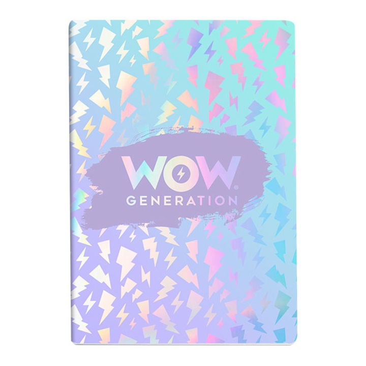 Комплект от 3 тетрадки WOW Generation, А5, Меки корици, Многоцветен