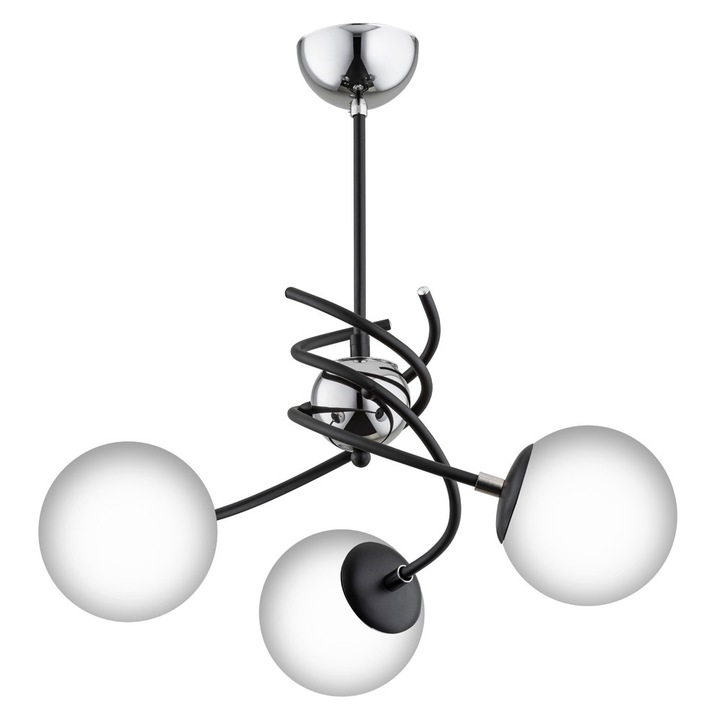 Полилей, Alfa, Метал, E27, Черен