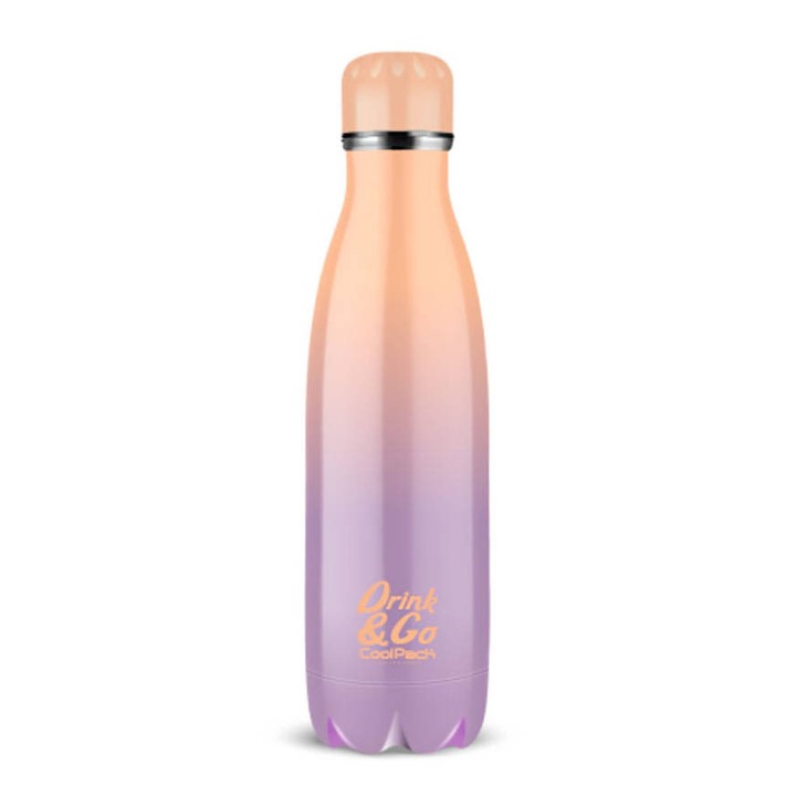 Vizes palack, CoolPack, 500 ml, lila/rózsaszín