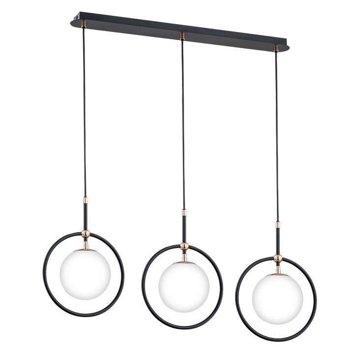 Полилей, Alfa, Метал, E27, Черен