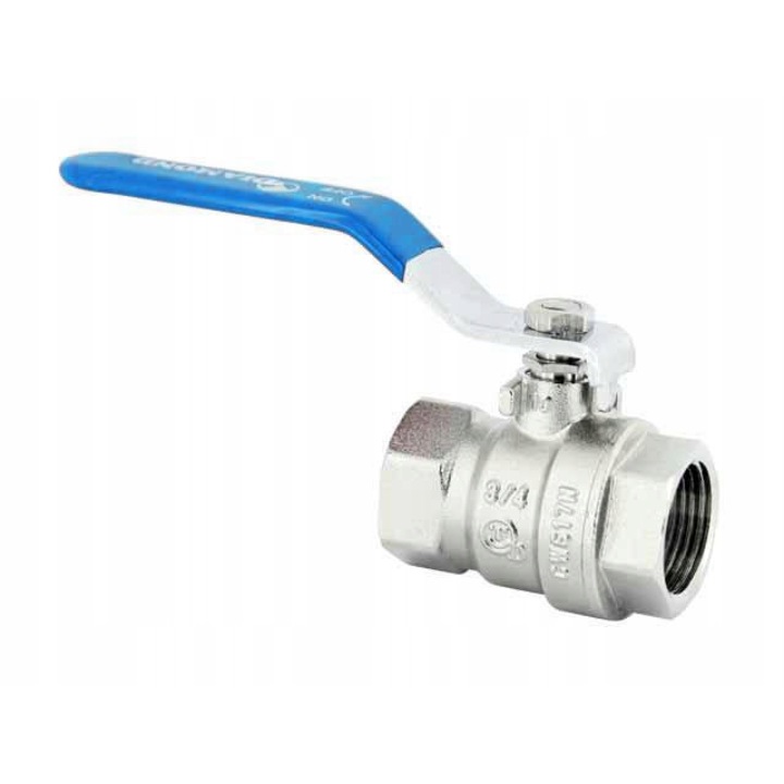 Robinet cu bila Diamond, Alama, Gri/Albastru