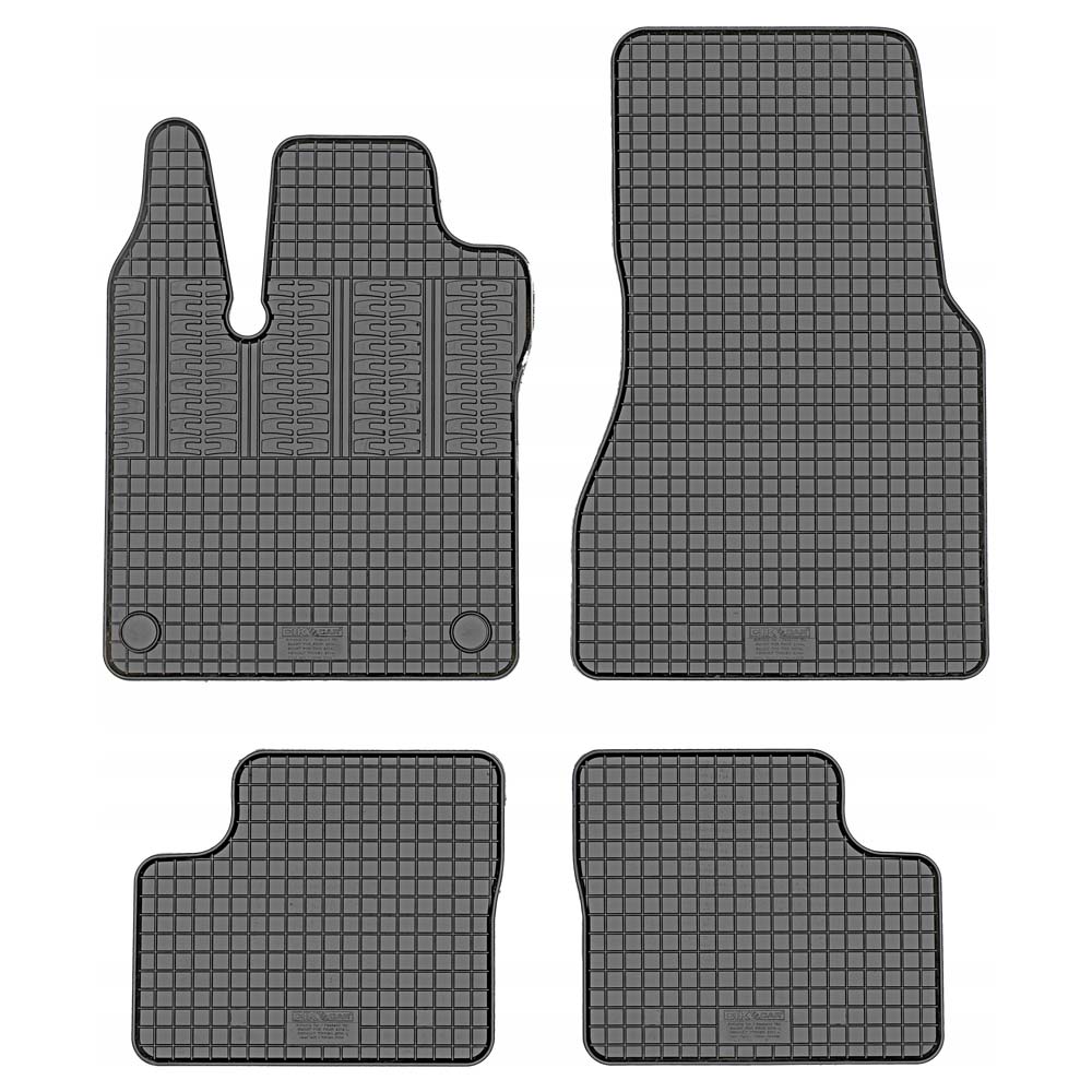 Vloermatten van zwart tapijt voor Renault Twingo III vanaf 2014