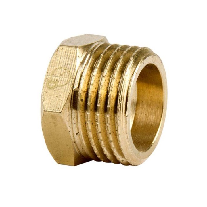 Редуктор, диамант, месинг, 1/2 x 1/4 инча, злато