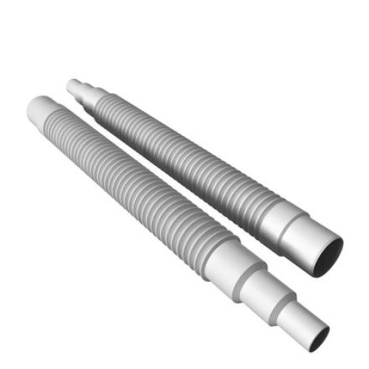 2 csőből álló készlet, gyémánt, többreduktor, műanyag, fehér