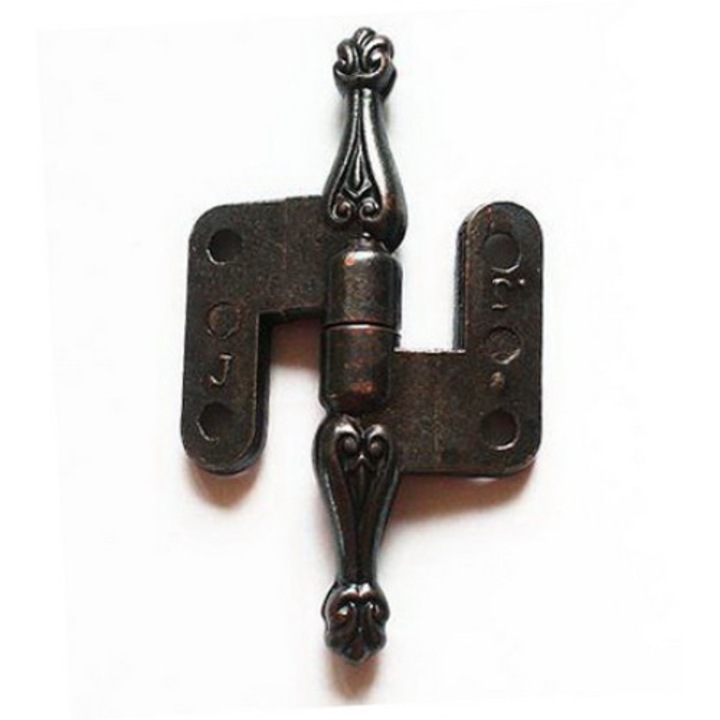 Bútorpánt díszes barna jobbos