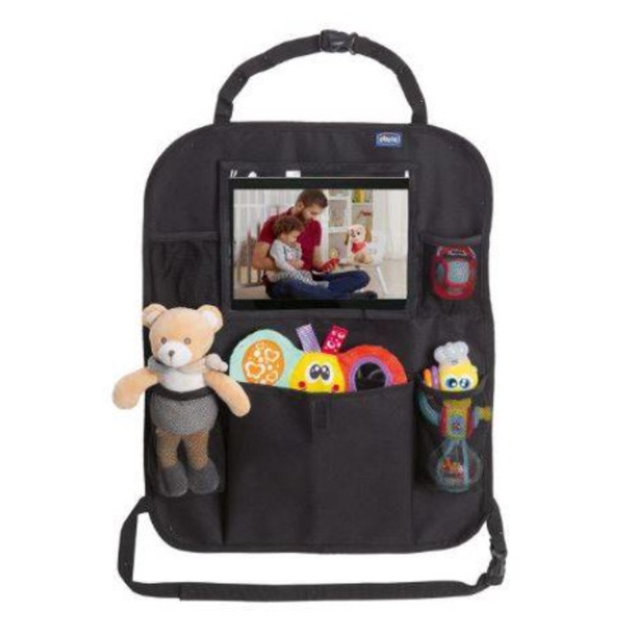 Органайзер за столче за кола, Chicco, Универсален, Черен