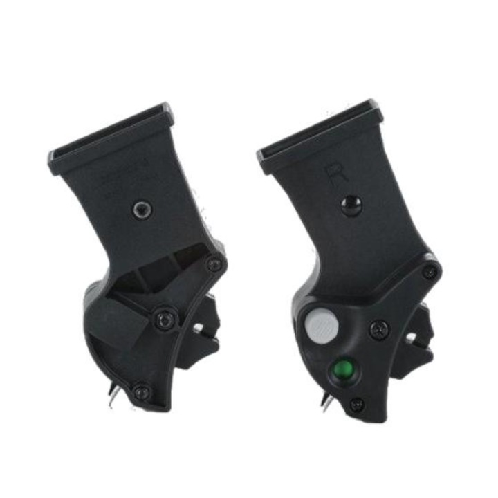 Set de 2 adaptoare pentru carucior, Jane, Negru