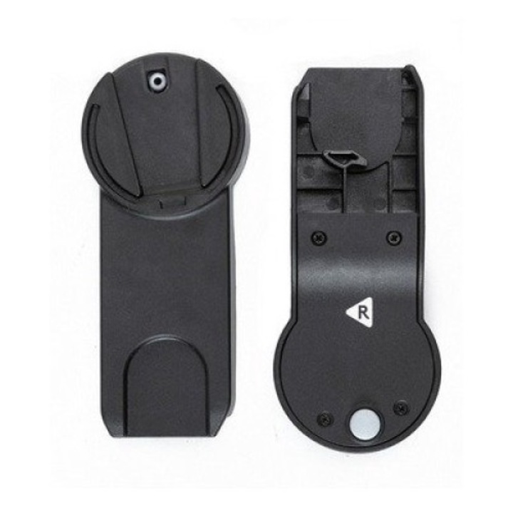 Set de 2 adaptoare pentru carucior, Espiro, Negru