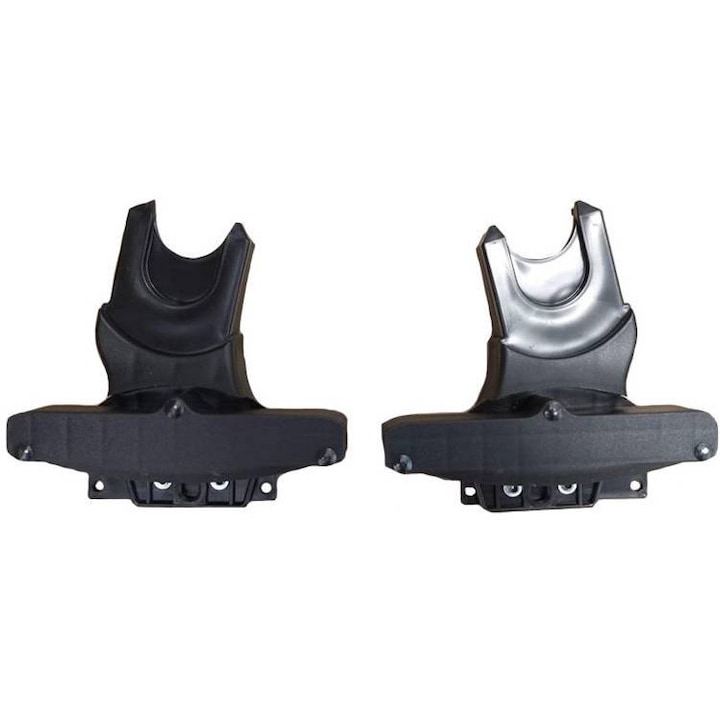 Set de 2 adaptoare pentru carucior, EURO CART, Negru