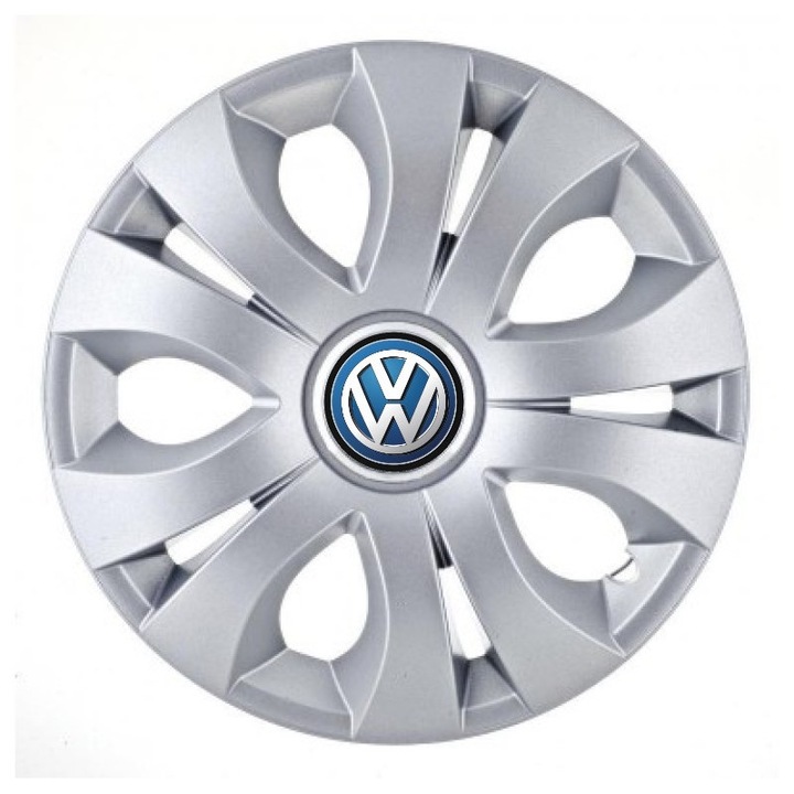 Set 4 Capace Roti 16 inchi (R16), Compatibil Cu Volkwagen, model Top Gri