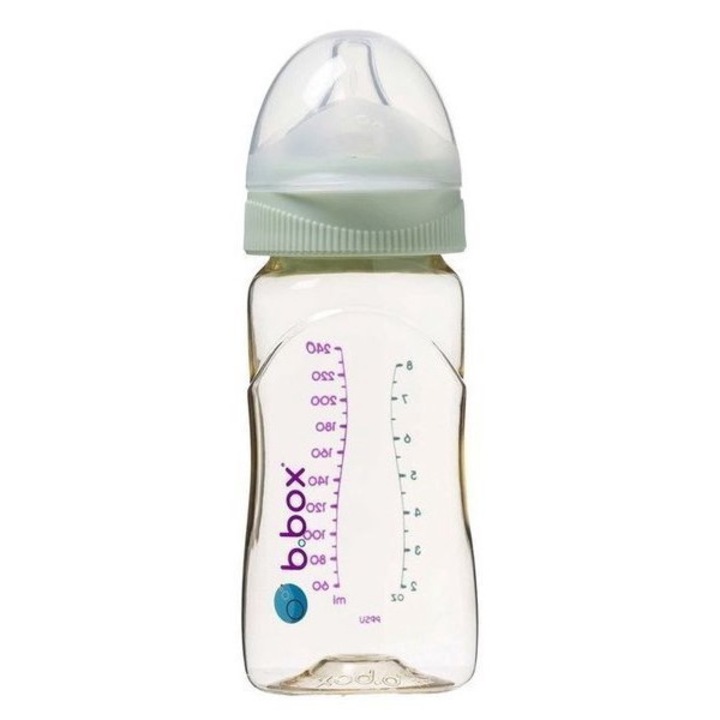 Biberon cu tetina, B.BOX, 240 ml, Crem