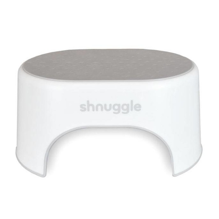 Treapta inaltatoare copii, Shnuggle, Kids Deck, 38x26x18cm, Alb