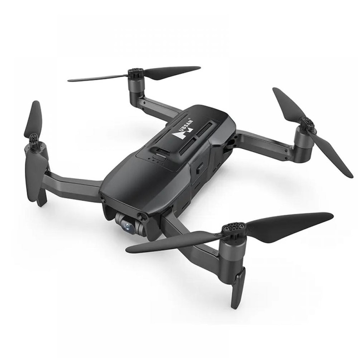 Drona profesionala HUBSAN BLACKHAWK 2 HD 4K GPS WiFi 5000m FPV GPS, brate pliabile, stabilizator pe 3 axe, flux optic, camera 4K Ultra HD cu transmisie live pe telefon, capacitate baterie 46.08Wh 2800 mAh, autonomie zbor ~ 33de minute