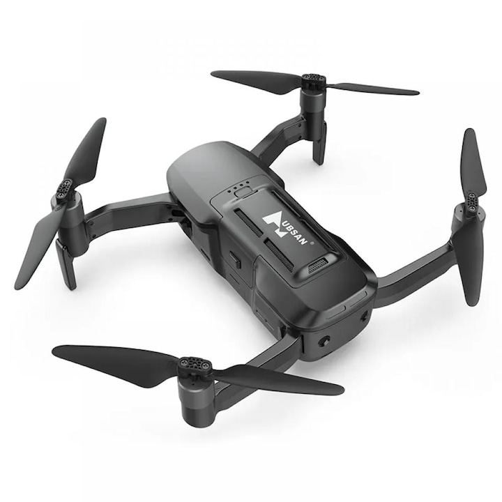 Professzionális drón HUBSAN BLACKHAWK 2 HD 4K GPS WiFi 5000m FPV GPS, összecsukható karok, 3 tengelyes stabilizátor, optikai fluxus, 4K Ultra HD kamera élő közvetítéssel a telefonon, akkumulátor kapacitása 46,08Wh 2800 mAh, repülési autonómia ~ 33 perc