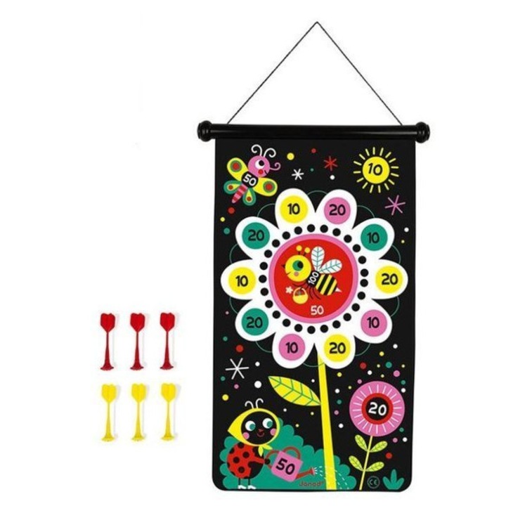 Mágneses darts tábla gyerekeknek, Janod, Multicolor