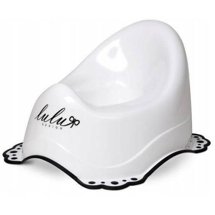 Olita Maltex, Lulu Design, Baza anti-alunecare, Polipropilena, Alb/Negru