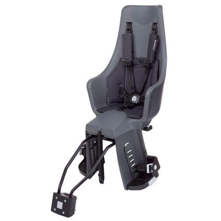 Scaun copii bicicleta, Bobike, 9-22 kg, Gri