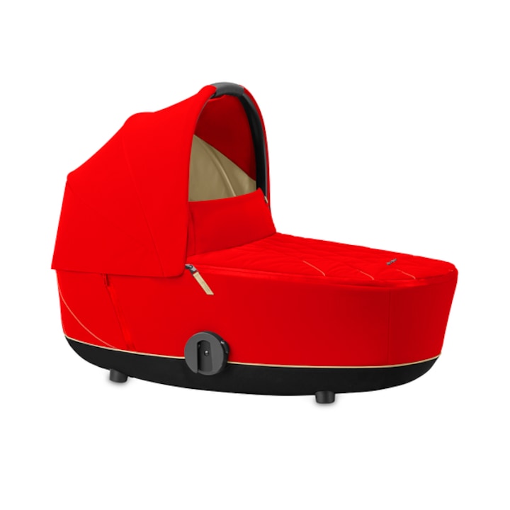 Кош Mios 2.0 за количка, Cybex Platinium, Памук/Текстил, 0-6 месеца, Червен