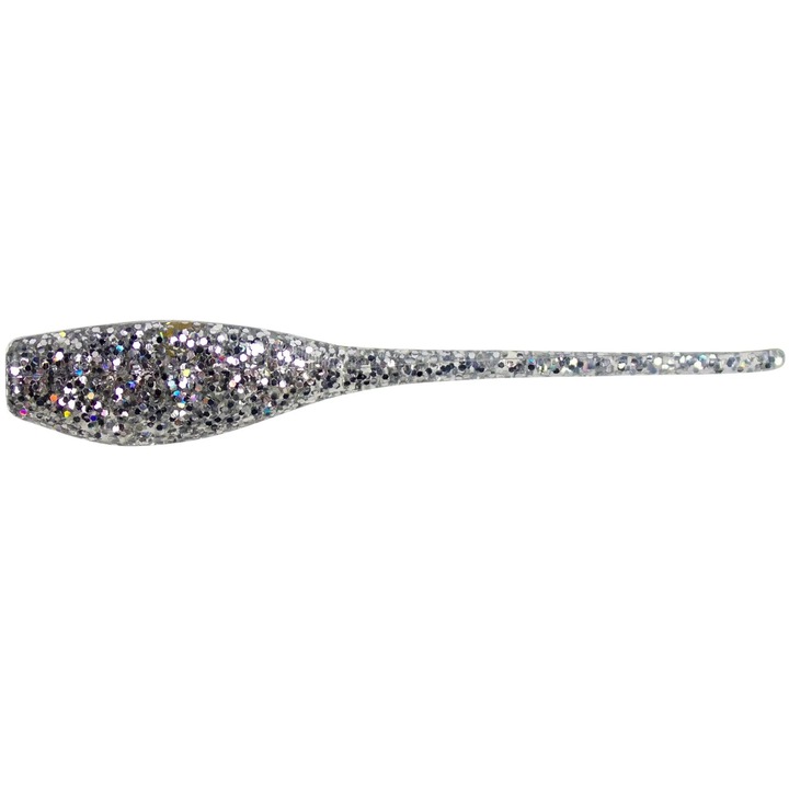 Комплект от 18 меки примамки Bobby Garland The Original Baby Shad 5cm Double Silver Rainbow, за риболов на костур, чист или пъстърва