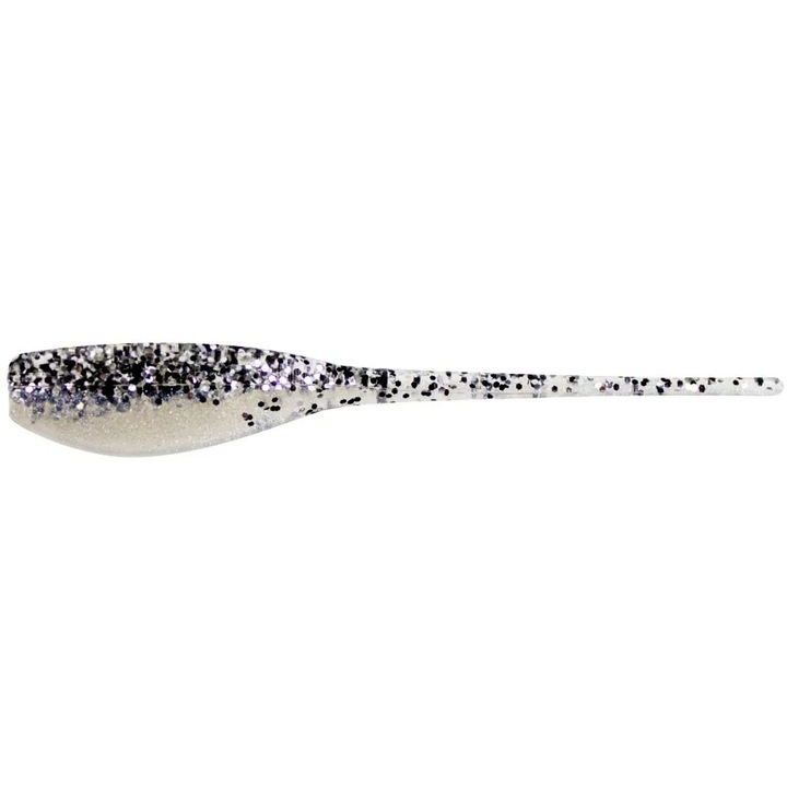 Комплект 18 меки примамки Bobby Garland The Original Baby Shad 5cm Crystal, за риболов на костур, чист или пъстърва