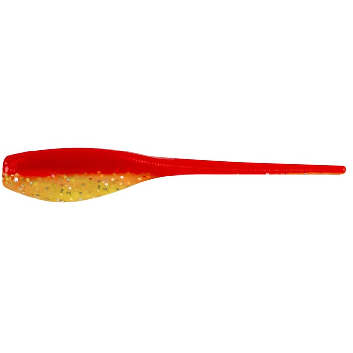 Комплект от 18 меки примамки Bobby Garland The Original Baby Shad 5cm Red Chart Silver, за риболов на костур, чист или пъстърва