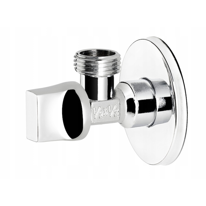 Csapcsap golyóscsap, gyémánt, sárgaréz, 1/2 x 3/8 hüvelyk, ezüst