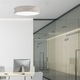 Плафон, TK Lighting, Метал, E27 цокъл, Бял/Кафяв