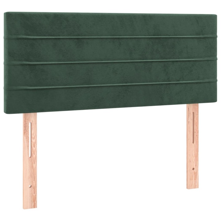 Tablie de pat vidaXL, verde inchis, 80x5x78/88 cm, catifea, 4.7 kg 346113