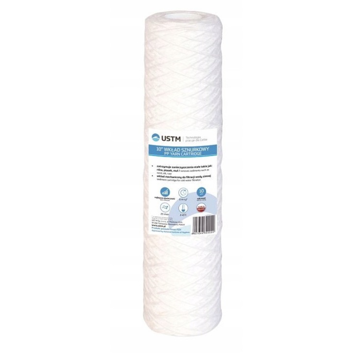 Szűrőbetét, USTM, polipropilén, fehér