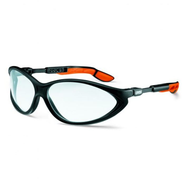 Ochelari uvex cybric 9188075, culoare cadru negru cu portocaliu
