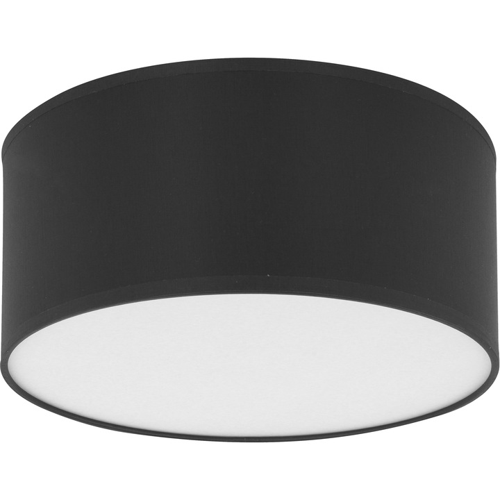 Plafoniera de iluminat, TK Lighting, Metal, Soclu E27, Negru
