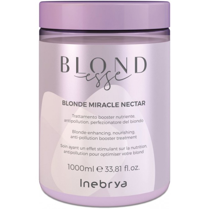 Tratament nutritiv pentru par blond, Inebrya, 1000ml