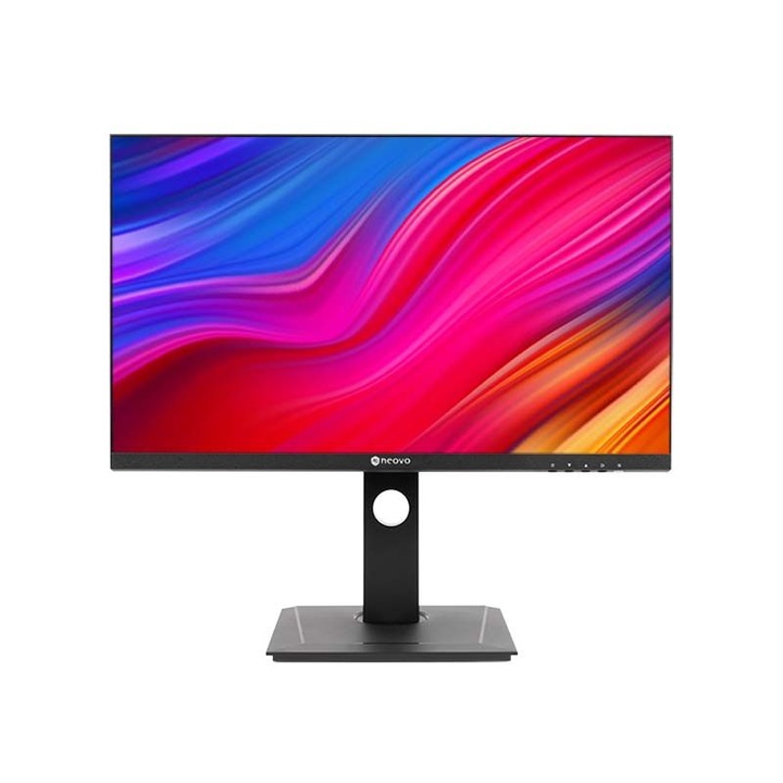 Monitor LED, AG Neovo, USB-C/HDMI, WQHD, 23,8", Negru